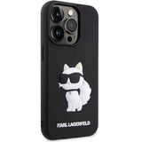 Karl Lagerfeld KLHCP14L3DRKHNK iPhone 14 Pro 6.1" black/black hardcase Rubber Choupette 3D