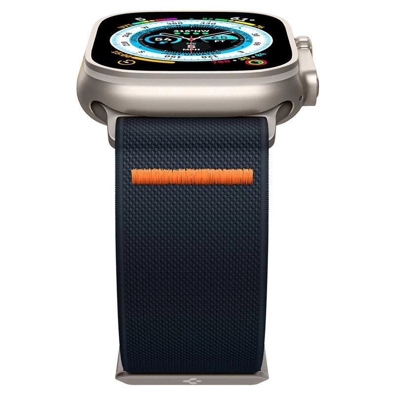 Spigen Fit Lite Ultra Strap til Apple Watch 4/5/6/7/8/9/SE/Ultra (42/44/45/49 mm) - Navy Blue
