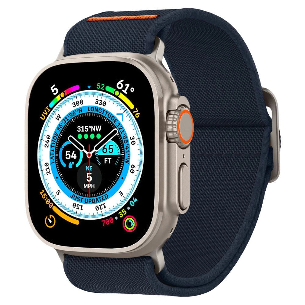 Spigen Fit Lite Ultra Strap til Apple Watch 4/5/6/7/8/9/SE/Ultra (42/44/45/49 mm) - Navy Blue