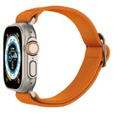 Spigen Fit Lite Ultra Strap til Apple Watch 4 / 5 / 6 / 7 / 8 / SE / Ultra (42/44/45/49 mm) - Orange