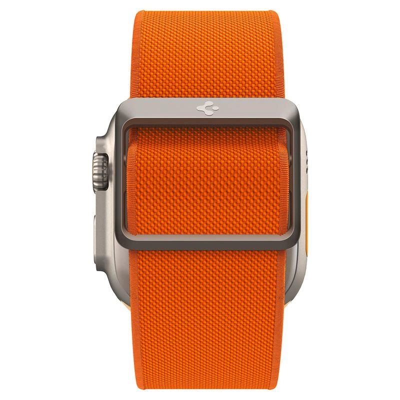 Spigen Fit Lite Ultra Strap til Apple Watch 4 / 5 / 6 / 7 / 8 / SE / Ultra (42/44/45/49 mm) - Orange