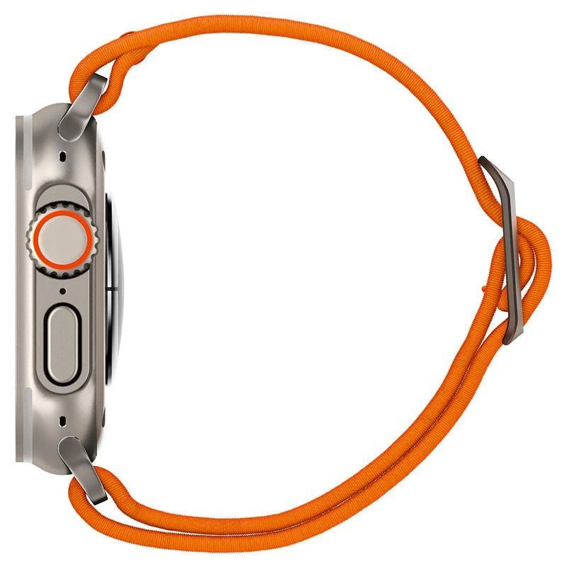 Spigen Fit Lite Ultra Strap til Apple Watch 4 / 5 / 6 / 7 / 8 / SE / Ultra (42/44/45/49 mm) - Orange