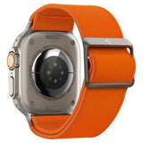 Spigen Fit Lite Ultra Strap til Apple Watch 4 / 5 / 6 / 7 / 8 / SE / Ultra (42/44/45/49 mm) - Orange