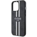 Guess GUHMP13XP4RPSK iPhone 13 Pro Max 6.7" black/black hardcase 4G Printed Stripes MagSafe