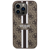 Guess GUHMP14XP4RPSW iPhone 14 Pro Max 6.7" brun/brun hardcase 4G Printed Stripes MagSafe