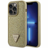 Guess GUHCP14LHDGTPD iPhone 14 Pro 6.1" guld/guld hardcase Rhinestone Triangle