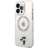 Karl Lagerfeld KKLHMP13XHNKCIT iPhone 13 Pro Max 6.7" hardcase transparent Iconic Karl&Choupette Magsafe