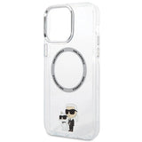 Karl Lagerfeld KKLHMP13XHNKCIT iPhone 13 Pro Max 6.7" hardcase transparent Iconic Karl&Choupette Magsafe