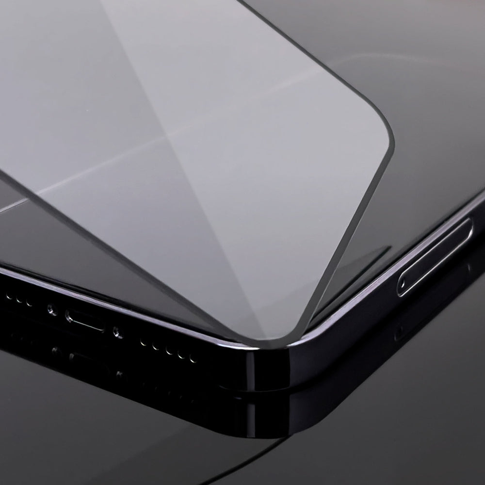 2 stykker fuldskærm tempereret glas med ramme-kasse venlig Wozinsky fuld lim iPhone 15 - sort