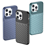 Armored iPhone 15 Pro Max Thunder Case - blue