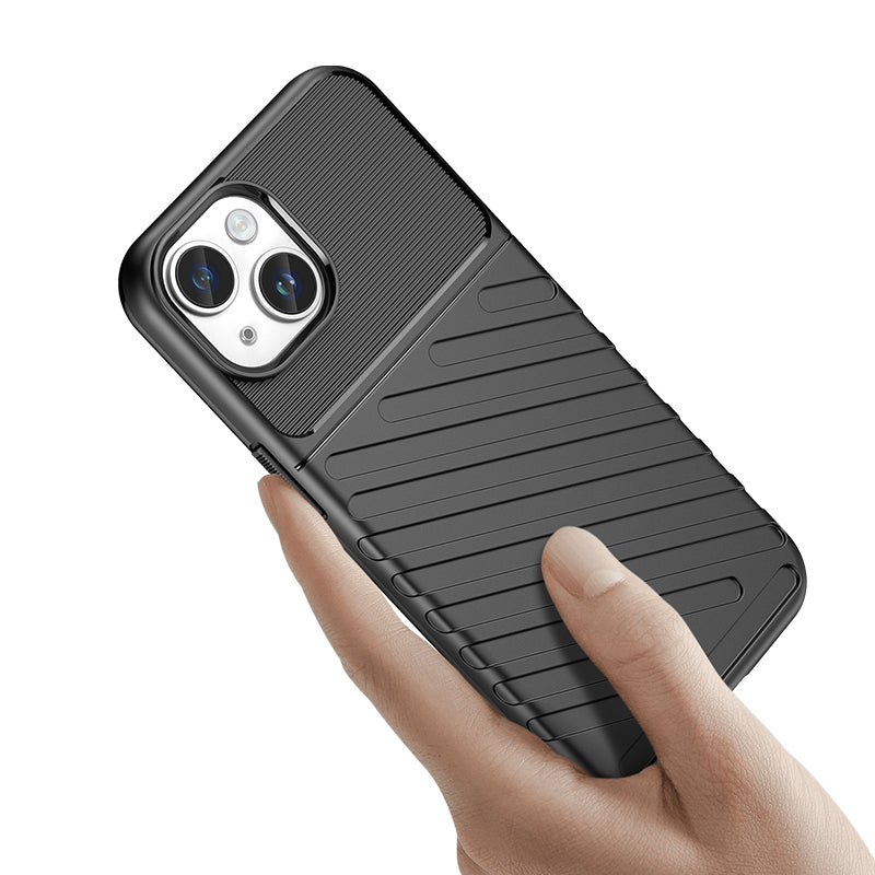 Pansret iPhone 15 Plus Thunder Case - blå