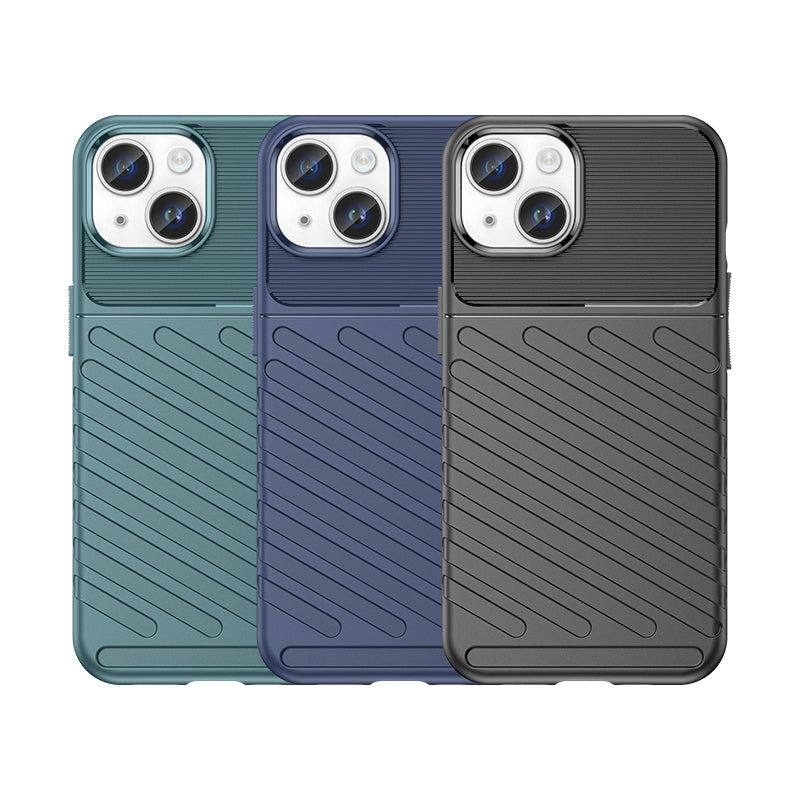 Pansret iPhone 15 Plus Thunder Case - blå