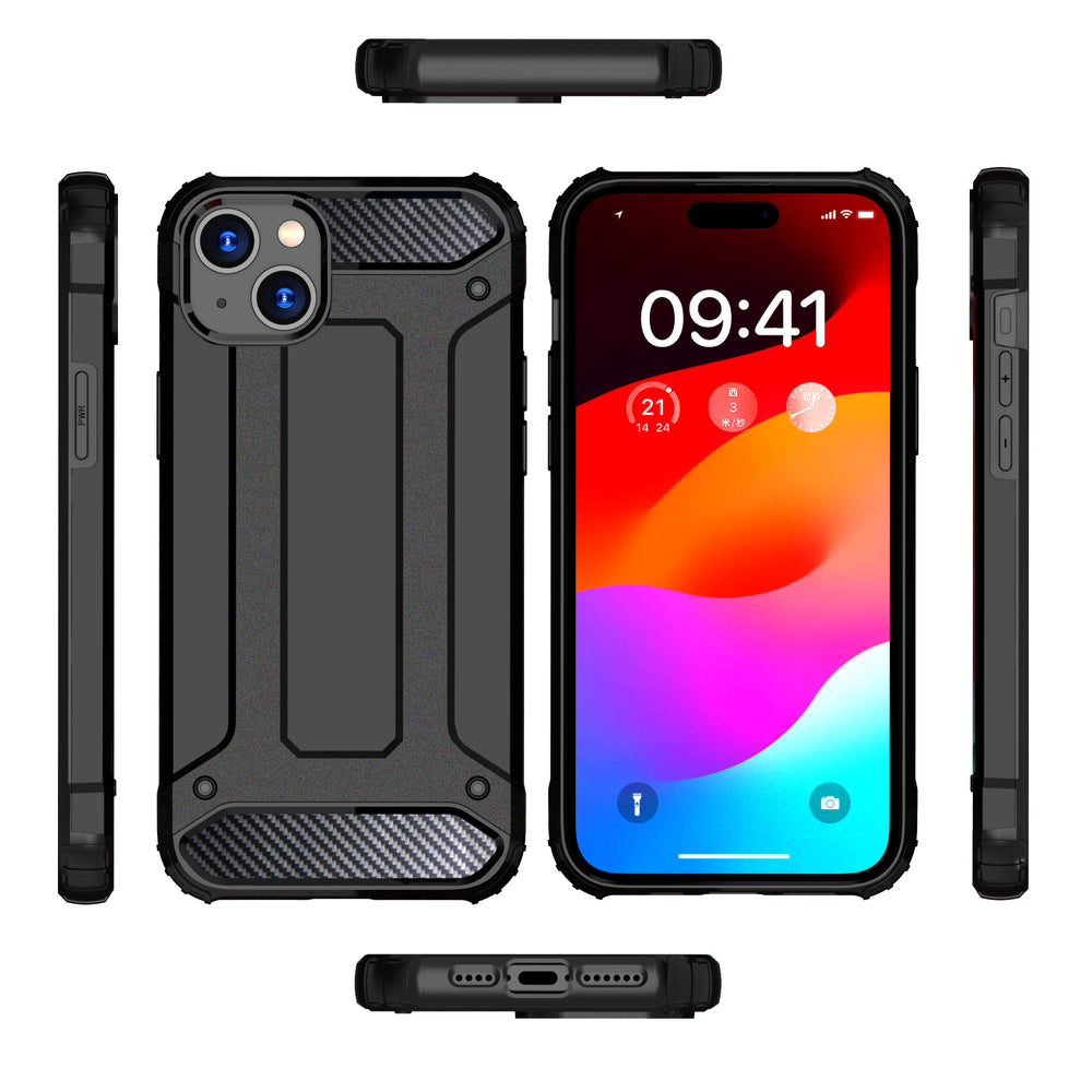 iPhone 15 Plus Hybrid Armor case - sort