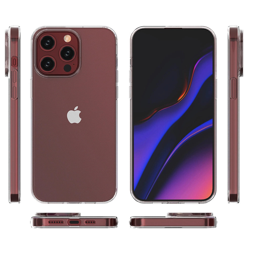 iPhone 15 Pro Max-hylster fra Ultra Clear-serien i gennemsigtig farve