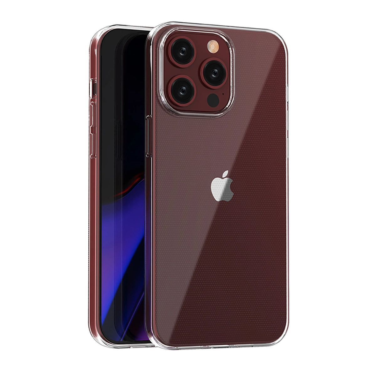 iPhone 15 Pro Max-hylster fra Ultra Clear-serien i gennemsigtig farve