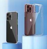 iPhone 15 Pro Max-hylster fra Ultra Clear-serien i gennemsigtig farve