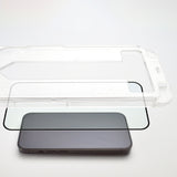 9H hærdet glas med monteringsramme til iPhone 14 Plus Wozinsky Premium Glass - sort