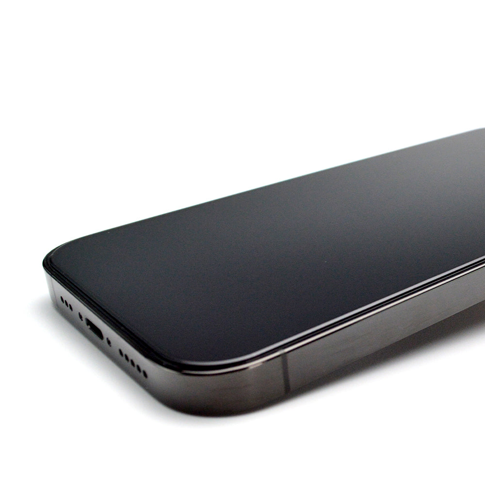 9H hærdet glas med monteringsramme til iPhone 14 Plus Wozinsky Premium Glass - sort