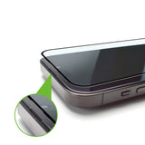 9H hærdet glas med monteringsramme til iPhone 14 Plus Wozinsky Premium Glass - sort