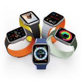 Magnetisk Apple Watch SE, 9, 8, 7, 6, 5, 4, 3, 2, 1 (41, 40, 38 mm) Dux Ducis Strap (LD Version) - sort og gul