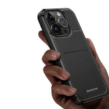 3in1 Wallet Case with Stand for iPhone 13 Pro MagSafe RFID Blocker Dux Ducis Rafi Mag - Black