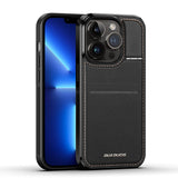 3in1 Wallet Case with Stand for iPhone 13 Pro MagSafe RFID Blocker Dux Ducis Rafi Mag - Black