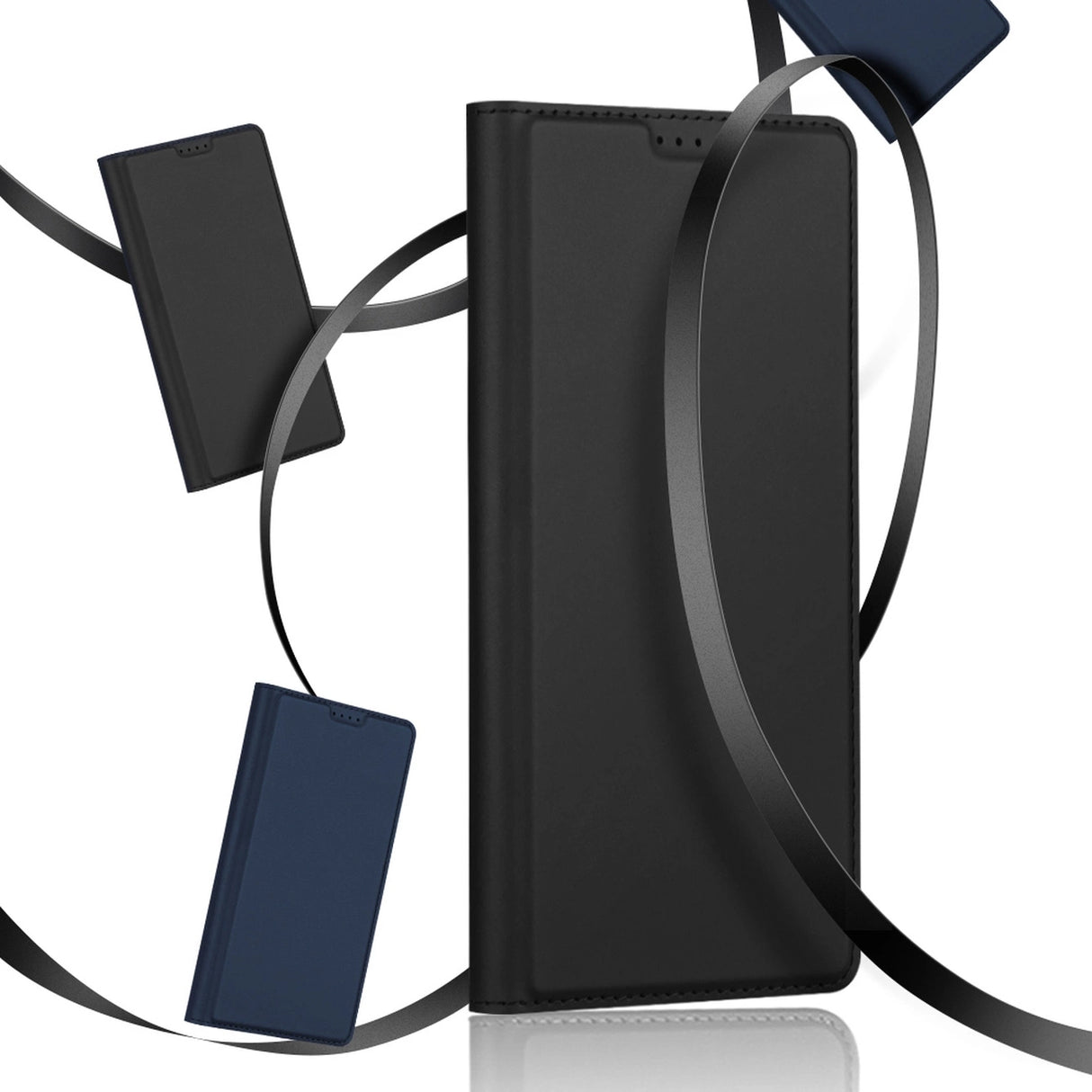 Dux Ducis Skin Pro Case Realme 11 Flip Card Wallet Stand Black