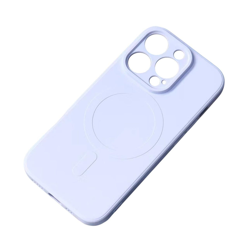 MagSafe Kompatibel Silicone Case til iPhone 15 Plus Silicone Case - Blå
