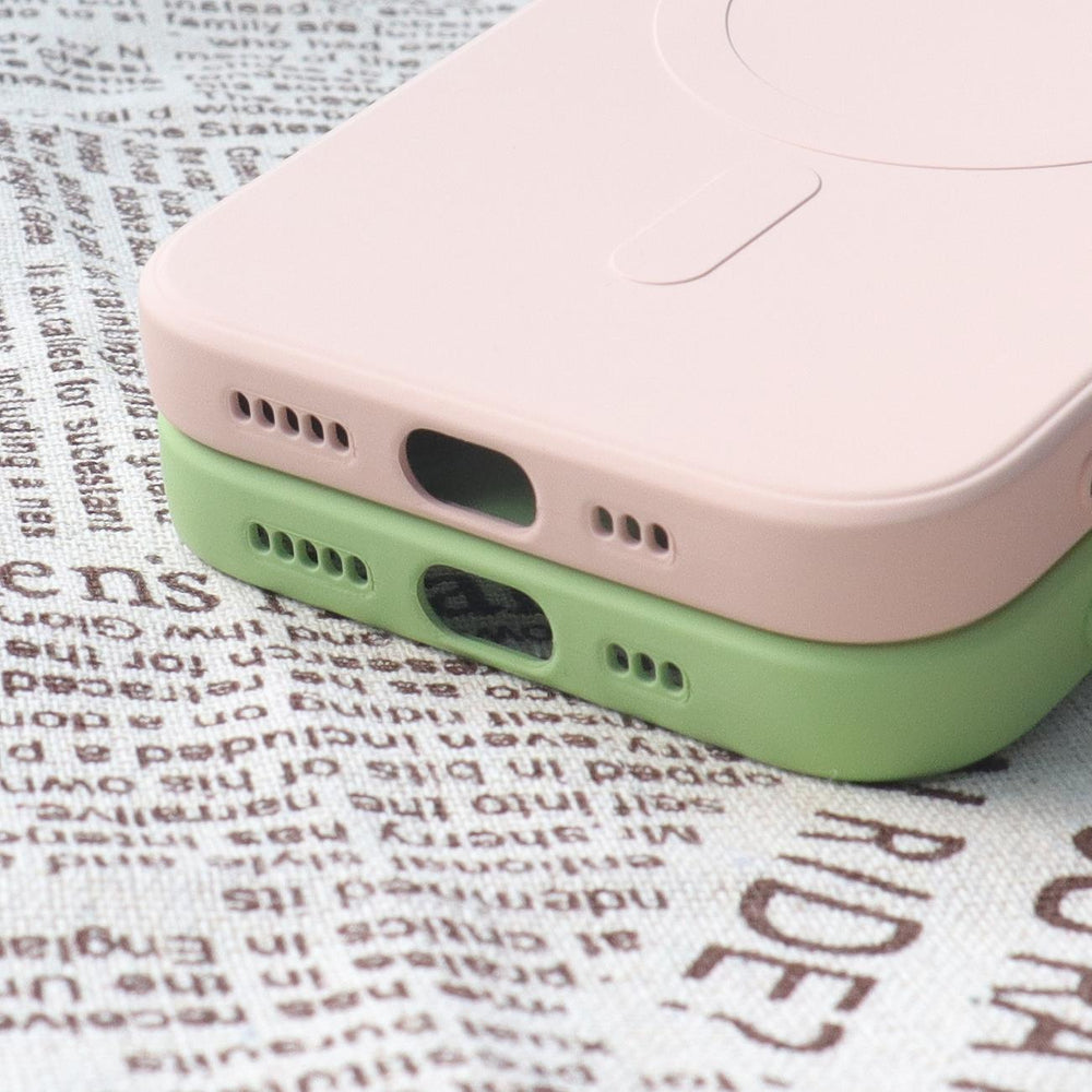 MagSafe-kompatibel silikonfoder til iPhone 15 Plus Silikonfoder - marineblå