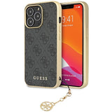 Guess 4G Charms Collection case til iPhone 14 Pro Max - grå