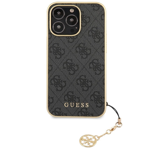 Guess 4G Charms Collection case til iPhone 14 Pro Max - grå