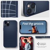 Spigen Liquid Air Iphone 14 Plus / 15 Plus Marineblå