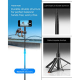 Spigen S581 W Magsafe Bluetooth Selfie Stick Stativ Sort