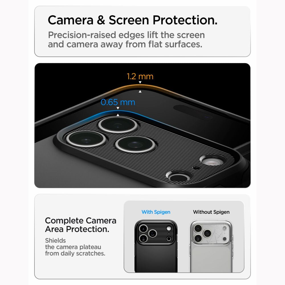 Spigen Tough Armor T Magsafe Iphone 17 Pro Max / 18 Pro Max Sort