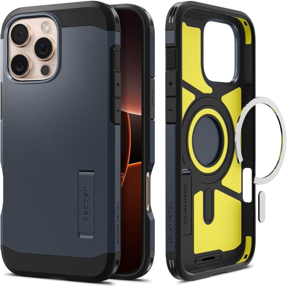 Spigen Tough Armor Magsafe Iphone 16 Pro Max Metal Slate