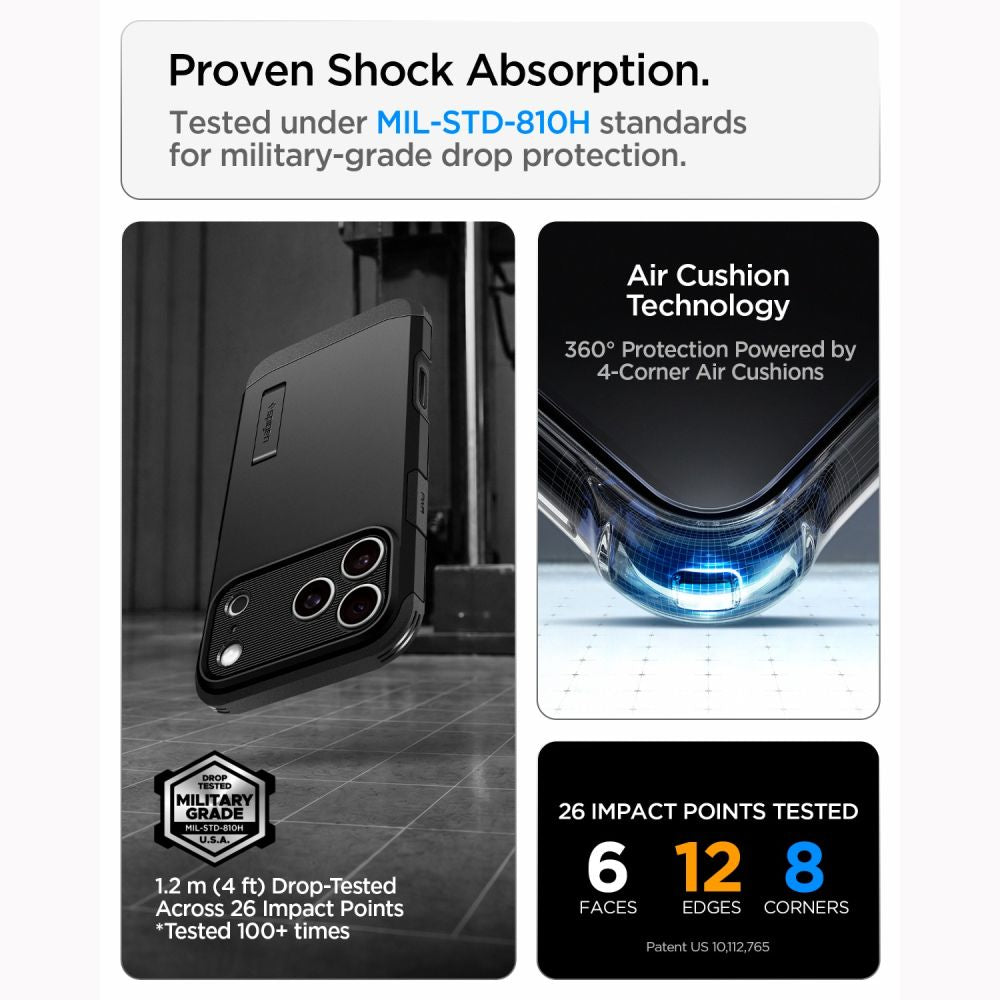 Spigen Tough Armor T Magsafe Iphone 17 Pro / 18 Pro Sort