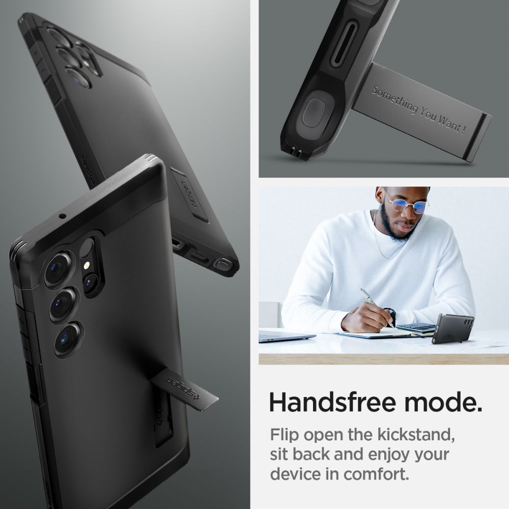 Spigen Tough Armor Galaxy S24 Ultra Sort