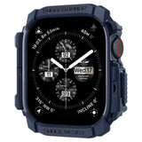 Spigen Rugged Armor Apple Watch 10/11 (46 Mm) Marineblå