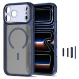 Tech Protect Magprime Magsafe Cc Iphone 17 Pro / 18 Pro Mat Dyb Blå