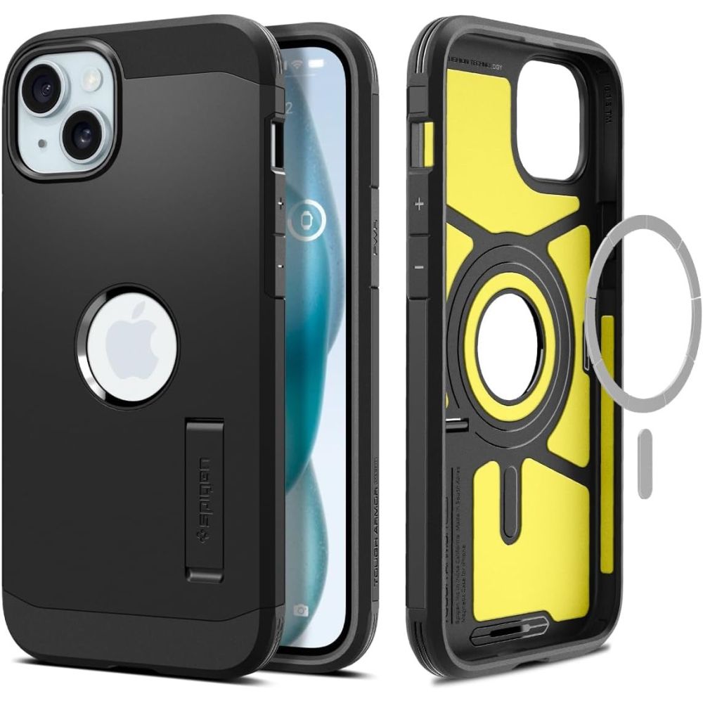 Spigen Tough Armor Magsafe Iphone 15 Sort