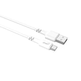 Gear Ladekabel USB-A-USB-C 2.0 1m gen2 Rundt Kabel Hvid