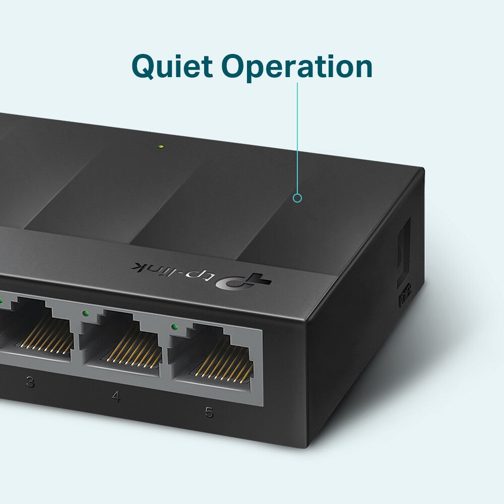 TP-Link LS1005G netværksswitch Ikke administreret Gigabit Ethernet (10/100/1000) Sort