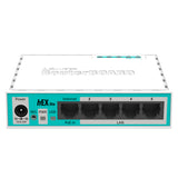 Mikrotik hEX lite kabelforbundet router Hvid