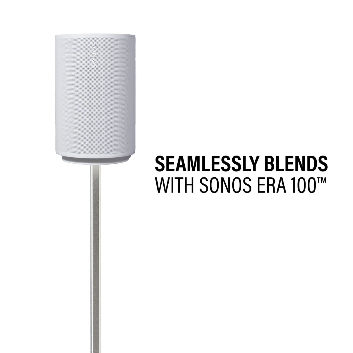 SANUS WSSE1A2-W2 - ADJUSTABLE SPEAKER STAND SONOS ERA 100 - PAIR - WHITE