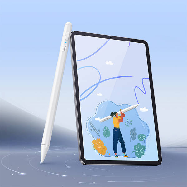 Baseus Smooth Writing 2 stylus with LED indicator - white