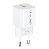 Wozinsky WWCEAC GaN USB-A USB-C 33W vægoplader - hvid