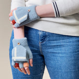 Vintertelefonhandsker til kvinder/børn - blå