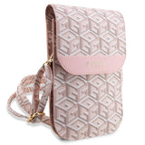 Guess Handbag GUWBHGCFSEP pink/pink GCube Stripe