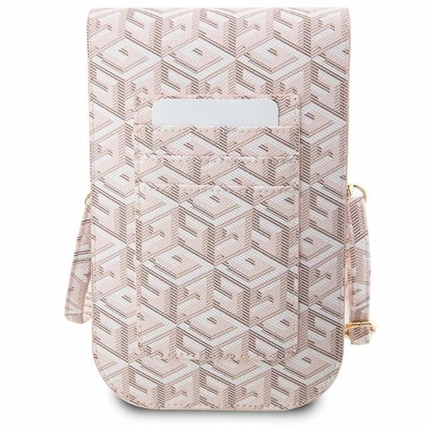 Guess Handbag GUWBHGCFSEP pink/pink GCube Stripe
