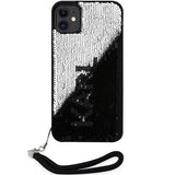 Karl Lagerfeld KLHCN61PSQRKS iPhone 11 / Xr 6.1" silver/silver hardcase Sequins Cord